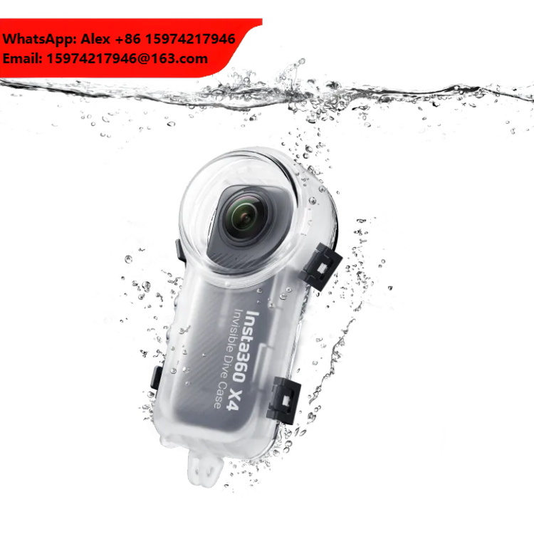 Insta360 Camera X4 - Custodia Subacquea Invisibile Insta360 X4, Design