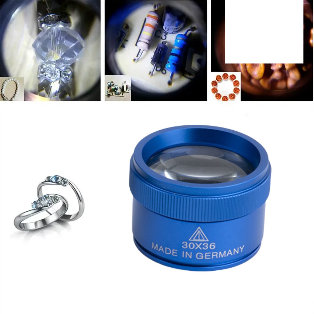 Electronics Repair Glasses - Lente d'ingrandimento ottica 30x36 lente d'ingrandimento