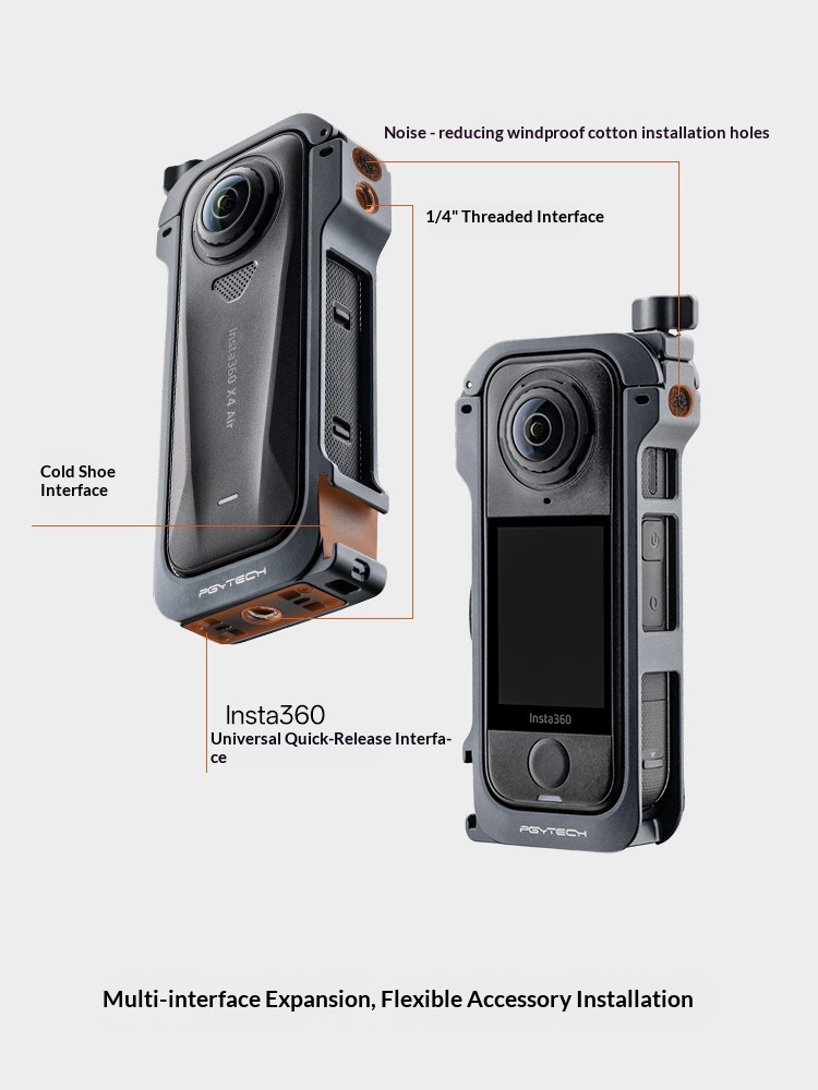 PGYTECH Gabbia per Fotocamera  - Insta360 Camera X4 recensione e prezzo
