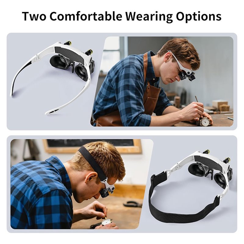 Lenti d'ingrandimento a luce L - Electronics Repair Glasses recensione e prezzo