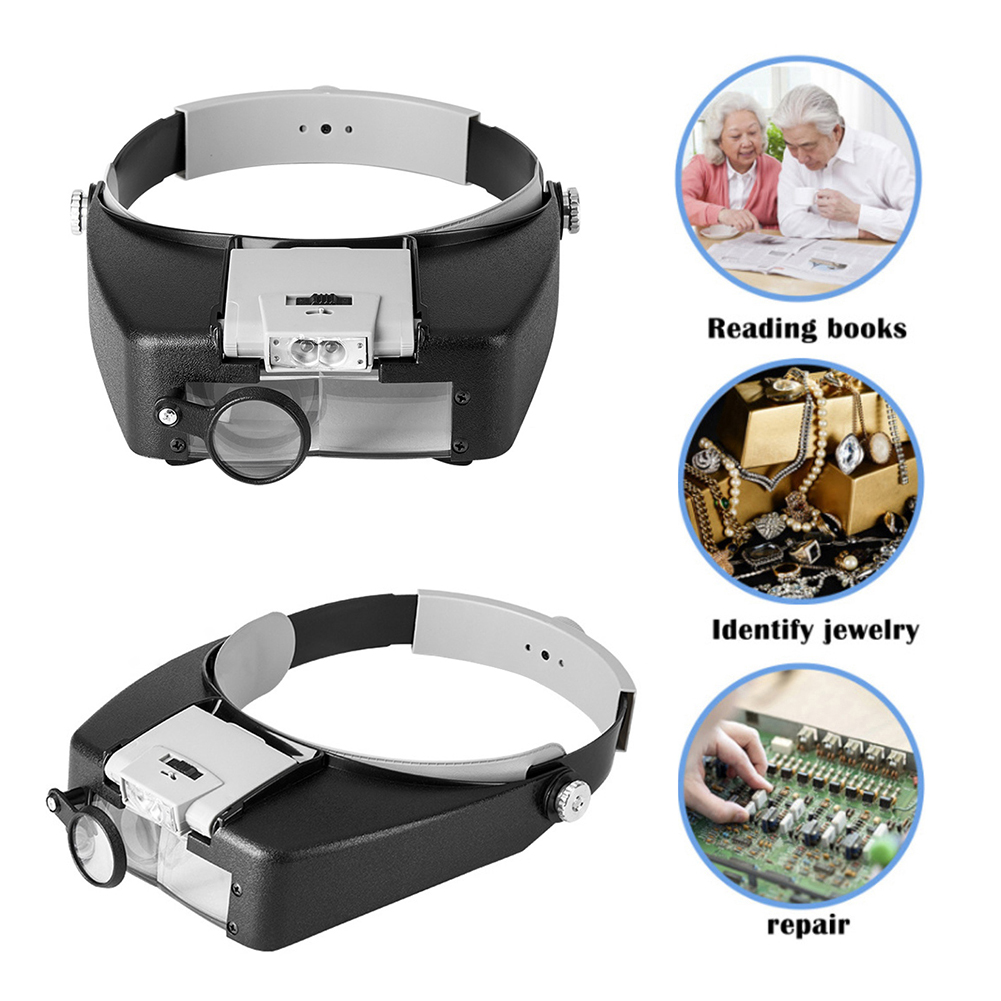 10X fascia per capelli lenti d - Electronics Repair Glasses recensione e prezzo